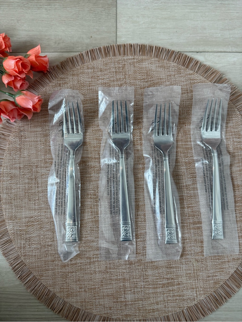 Biltmore gorham  stainless flatware dinner forks 18/10 Design retired